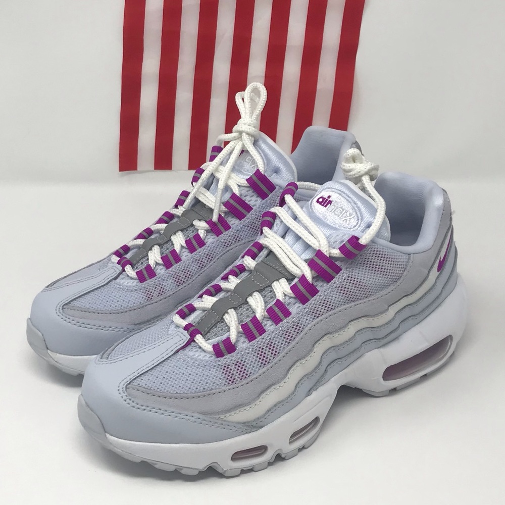 Nike Air Max 95 Grey Violet wmns suede NEW